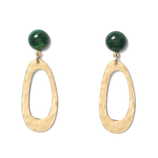 Photo de  Boucles d'Oreilles Ventura - Doré Or Vert