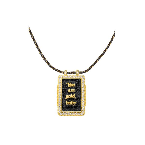 Photo de  Collier Gold Baby Twice Bohème - Doré Or Noir