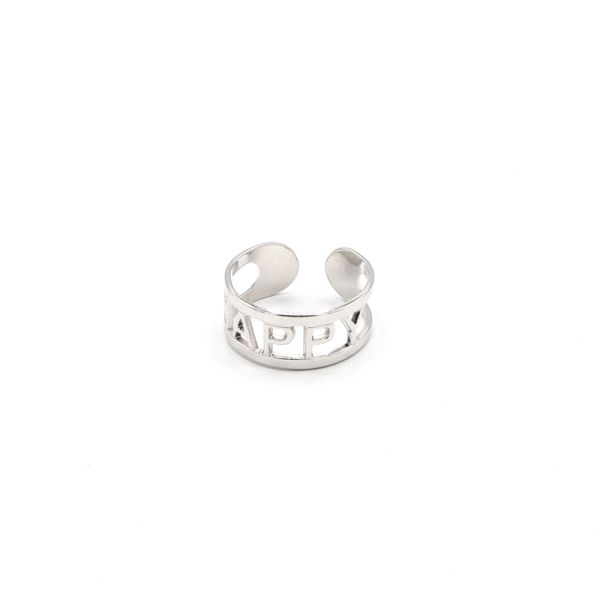 Photo de  Bague HAPPY - Plaqué Argent