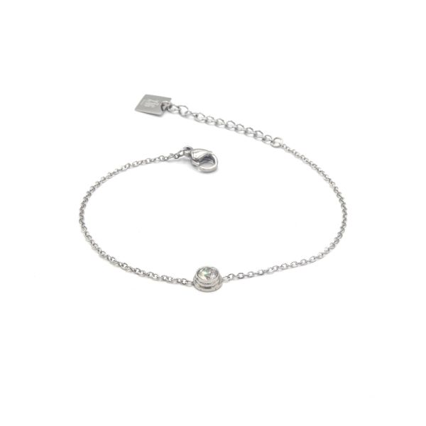 Photo de  Bracelet Zircon Blanc Serti